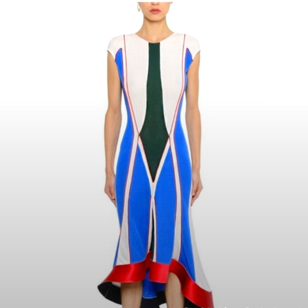 Esteban Cortazar Geometric Dress